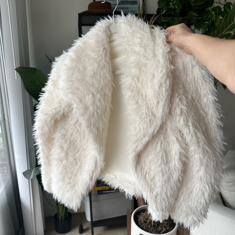 Faux fur jacket